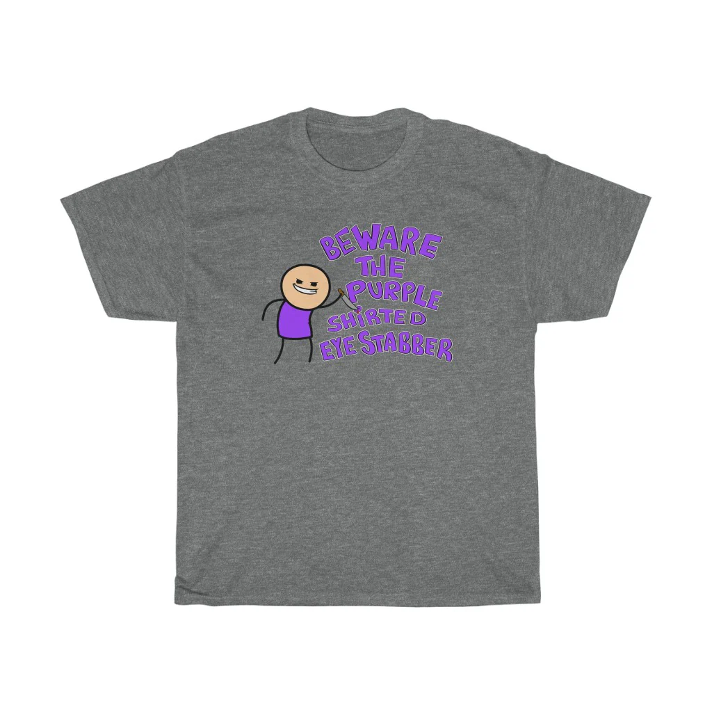 Beware the Purple Shirted Eye Stabber - Unisex Shirt - Image 3